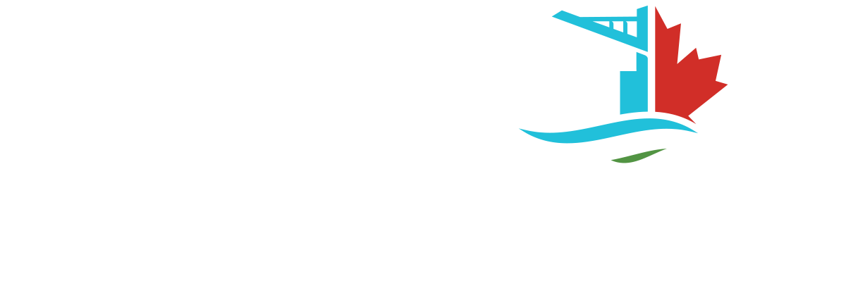 Canada Ports Logo - Inverted